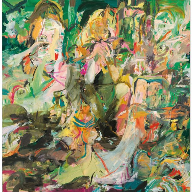 Cecily Brown — Блондинка ест птиц
