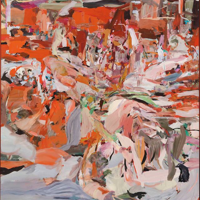 Cecily Brown — Дама с маленькой собачкой