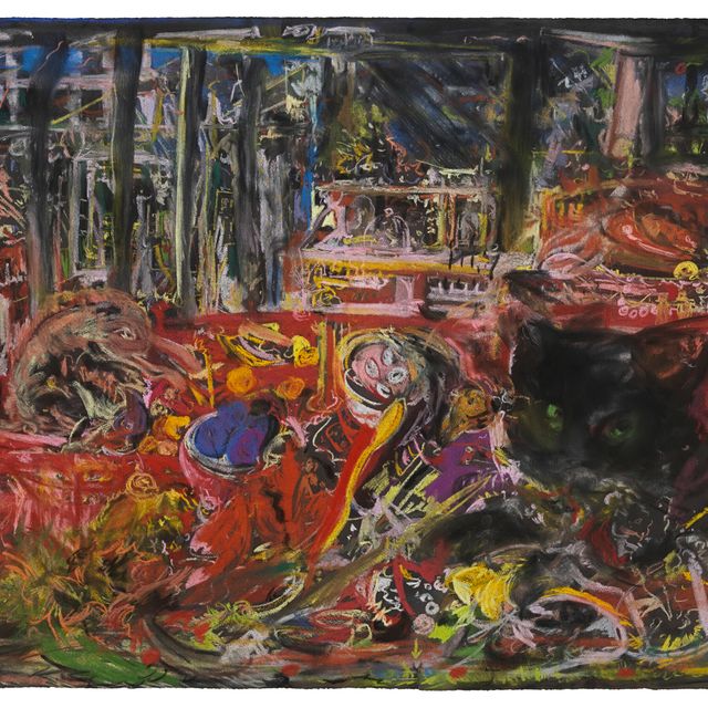 Cecily Brown — Ворчливое мяуканье