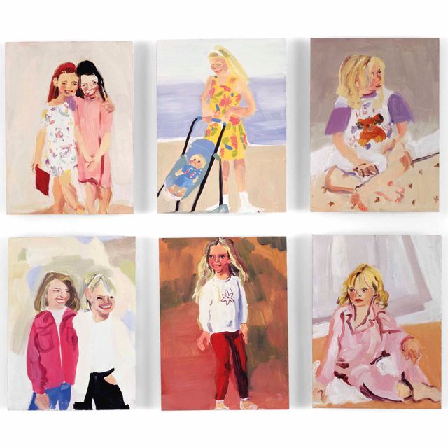 Chantal Joffe — (i) Маленькие девочки 5 (ii) (iv) (v) Без названия (iii) (vi) Маленькая девочка III