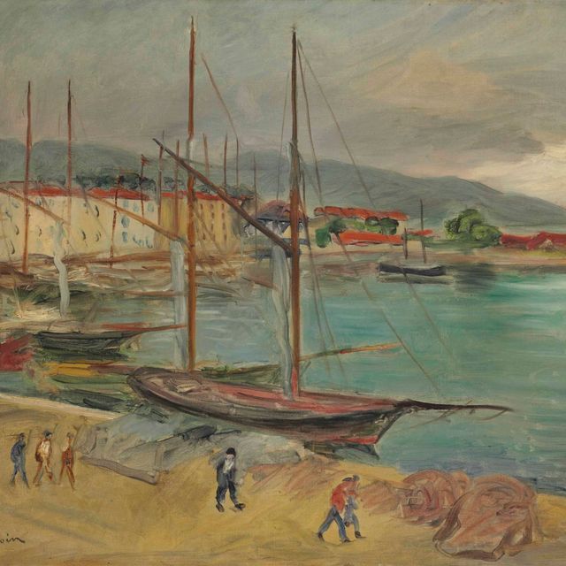 Charles Camoin — Сен-Тропе, Ла-тартан с двумя матами
