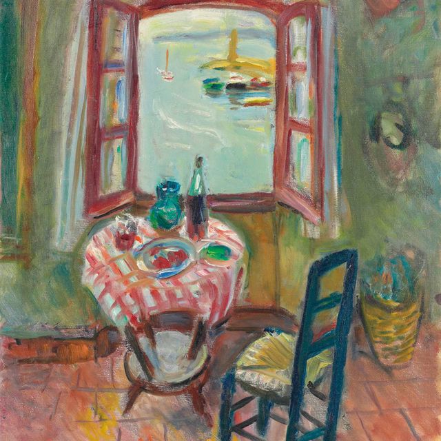 Charles Camoin — Смотровая площадка в Сен-Тропе, а-ля мертвая природа