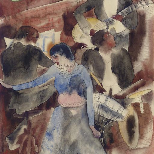 Charles Demuth — Негритянка-танцовщица