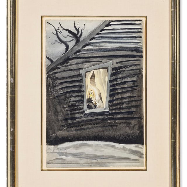 Charles Ephraim Burchfield — Освещенное окно