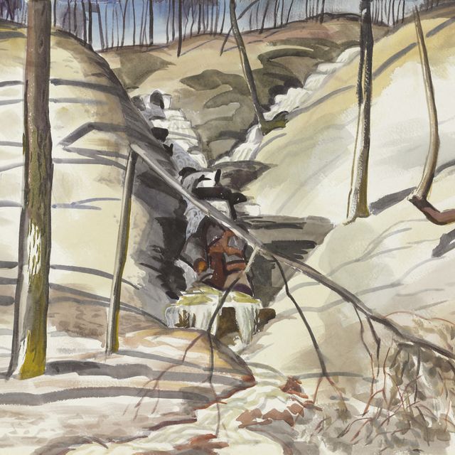 Charles Ephraim Burchfield — Мартовский солнечный свет