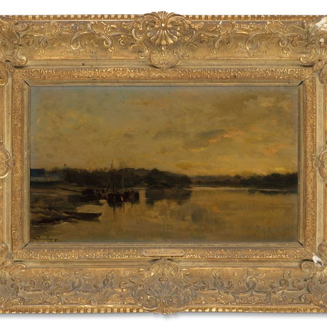 Charles François Daubigny — Ла Ривьер, званый вечер