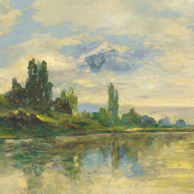 Charles François Daubigny — Берега Сены, пре-де-Андели