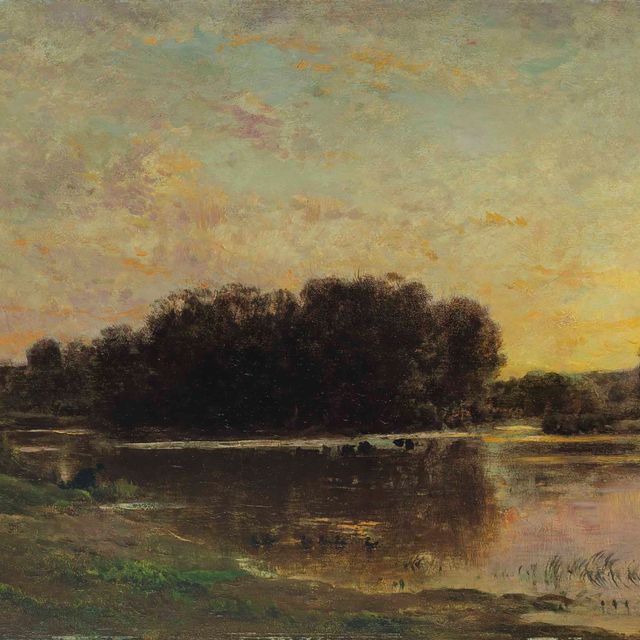 Charles François Daubigny — Лавины на берегу Уаза