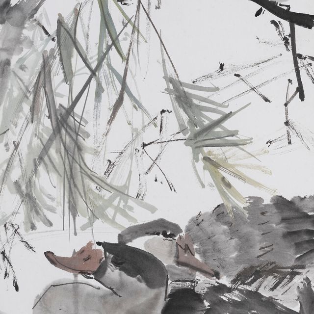 Chen Wen Hsi — Две утки с воробьем