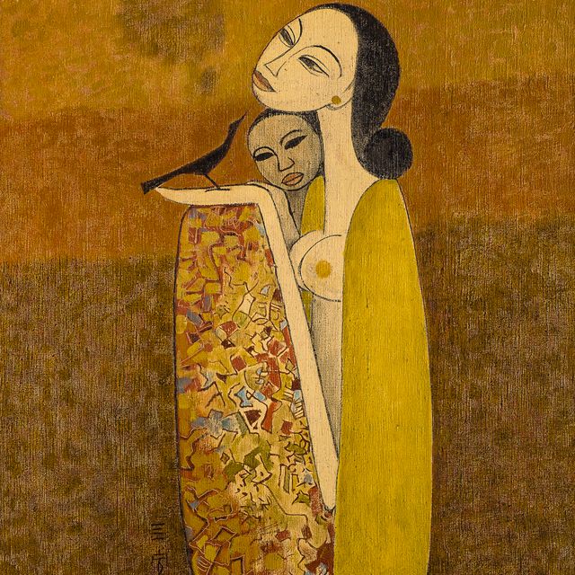 Cheong Soo Pieng — Мать и дитя