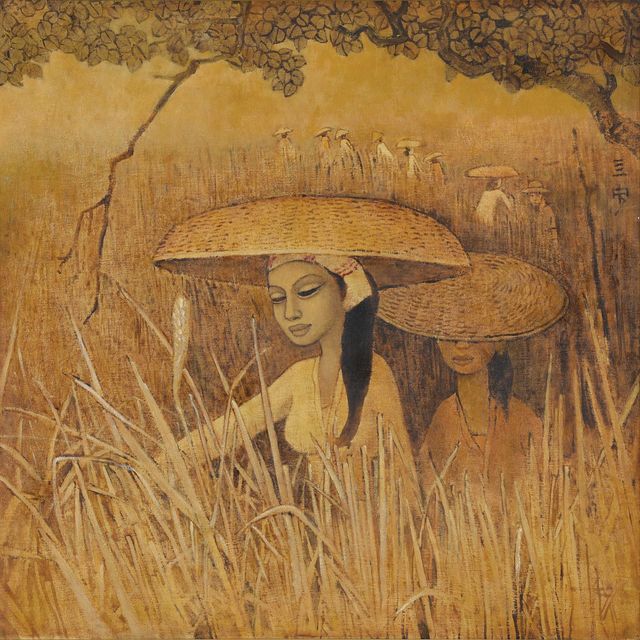 Cheong Soo Pieng — Сбор урожая