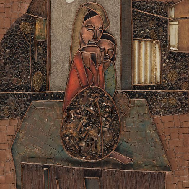 Cheong Soo Pieng — Мать и дитя