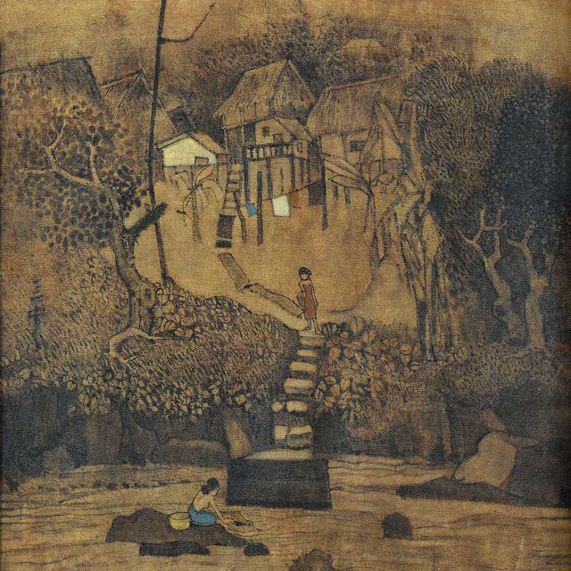 Cheong Soo Pieng — Речная жизнь