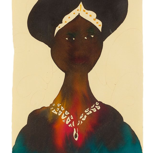 Chris Ofili — Без названия (Женщина)