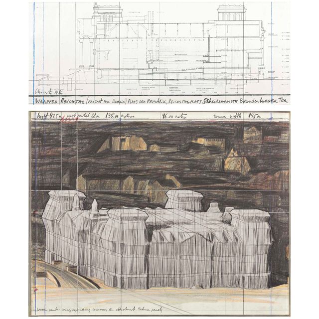 Christo and Jeanne-Claude — Обернутый рейхстаг (проект для Берлина)