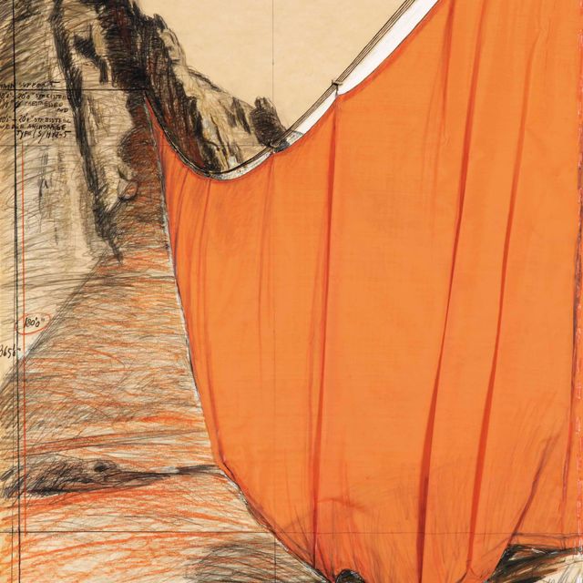 Christo and Jeanne-Claude — Занавес долины (проект для Колорадо)