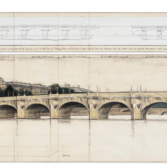 Christo and Jeanne-Claude — Завершенный мост Пон-Неф (проект для Парижа)