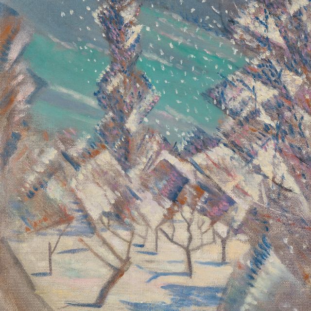 Christopher Nevinson — Четыре времени года: Зима