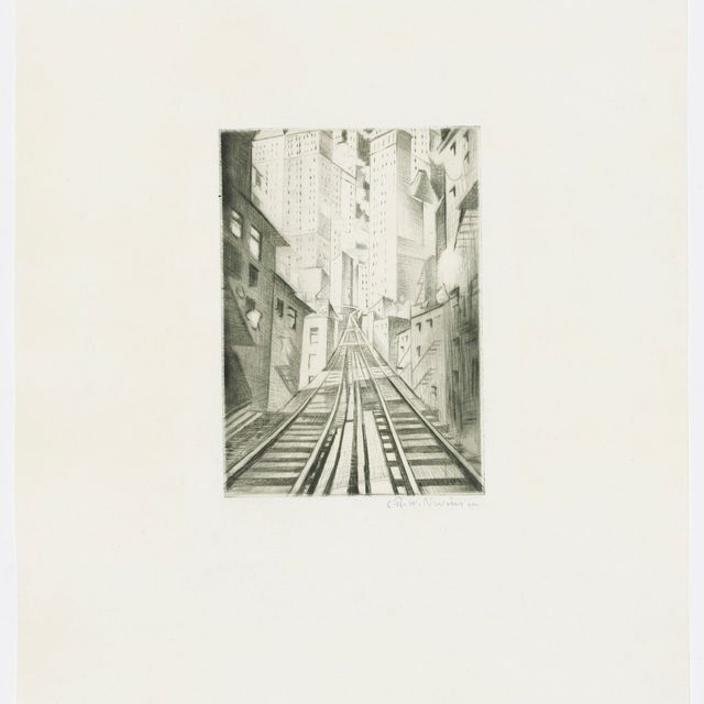 Christopher Nevinson — Нью-Йорк: Абстракция