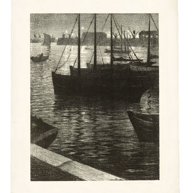Christopher Nevinson — Левый порт