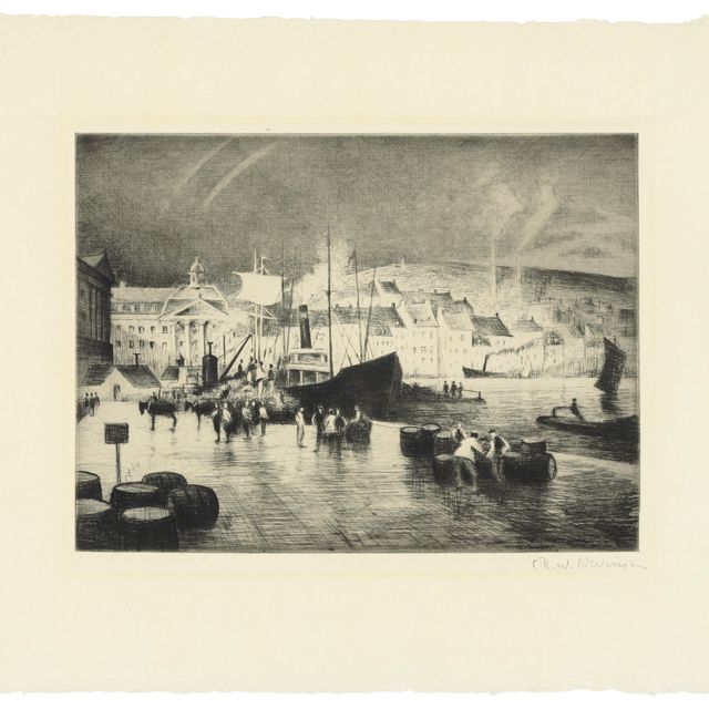 Christopher Nevinson — Французский порт (Бордо)