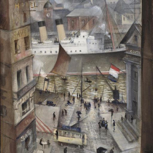 Christopher Nevinson — Окно с видом на Булонский лес