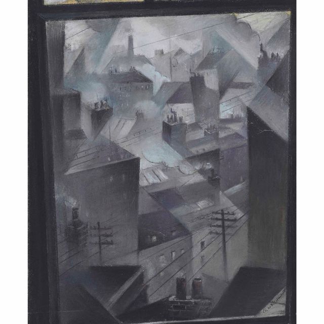 Christopher Nevinson — Из окна офиса