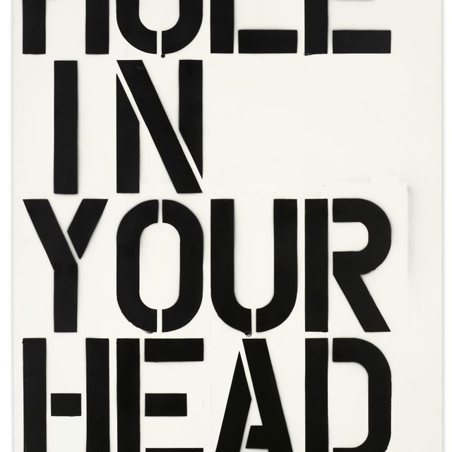 Christopher Wool — Отверстие