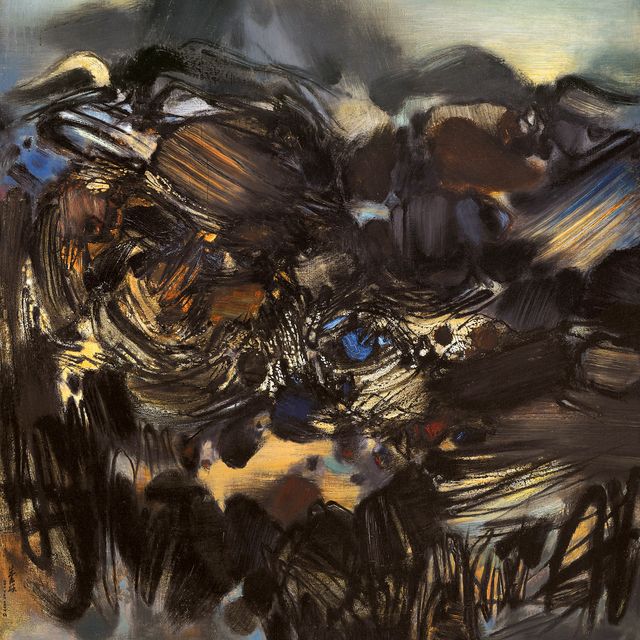 Chu Teh-Chun — № 195, Avant Le Printemps (До весны)
