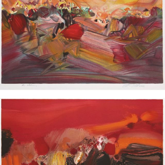 Chu Teh-Chun — Без названия; & Без названия