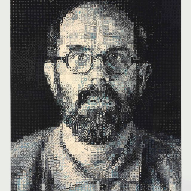 Chuck Close — Автопортрет