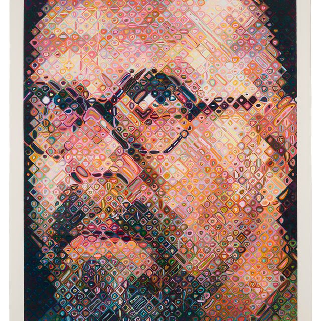 Chuck Close — Автопортрет