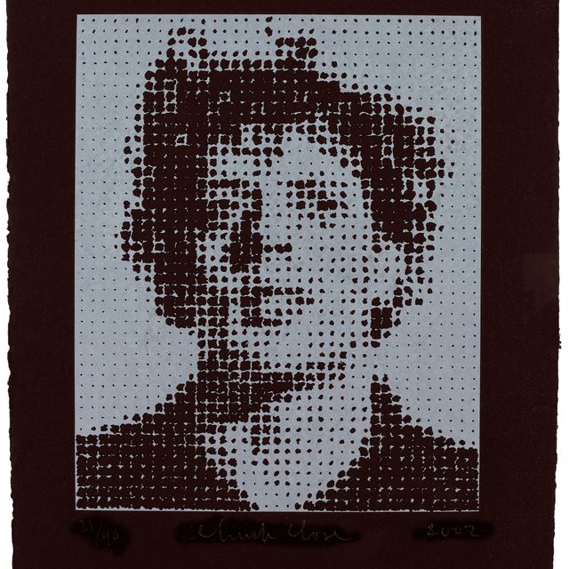 Chuck Close — Фил (Черный)