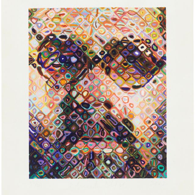 Chuck Close — Автопортрет