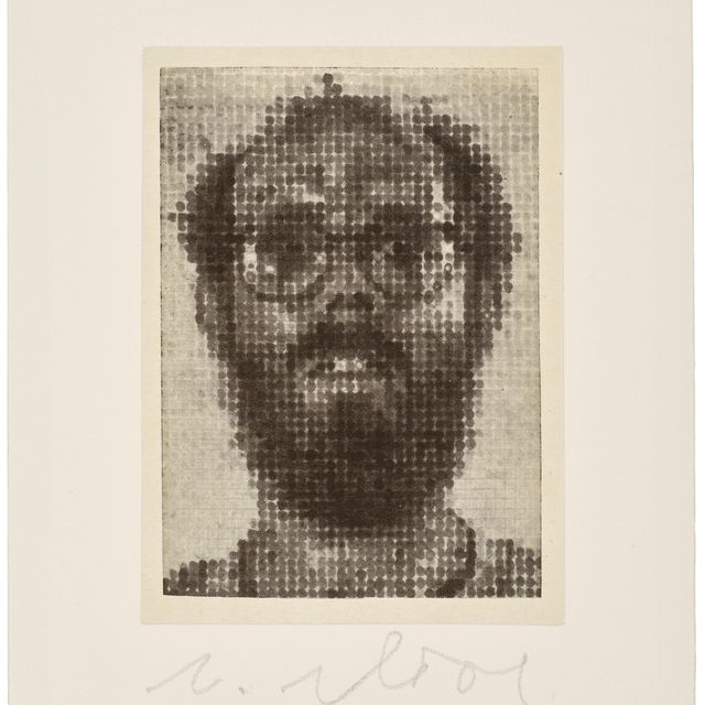 Chuck Close — Автопортрет