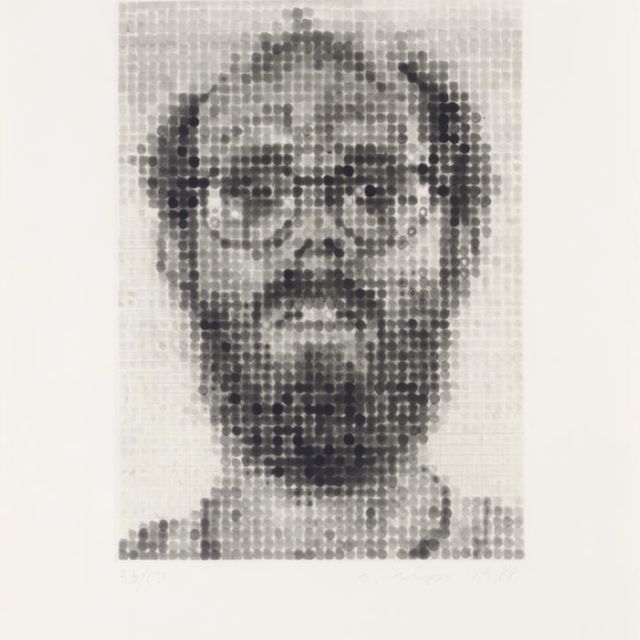 Chuck Close — Автопортрет (Пернотто, 51)