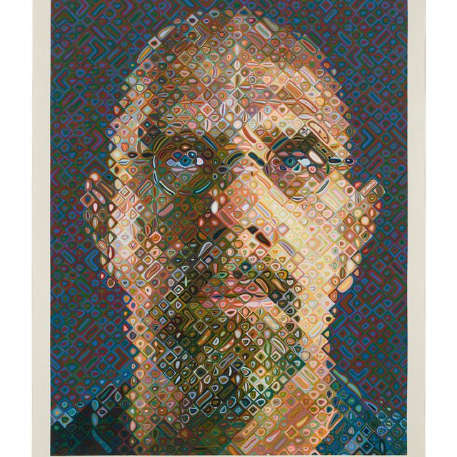 Chuck Close — Автопортрет