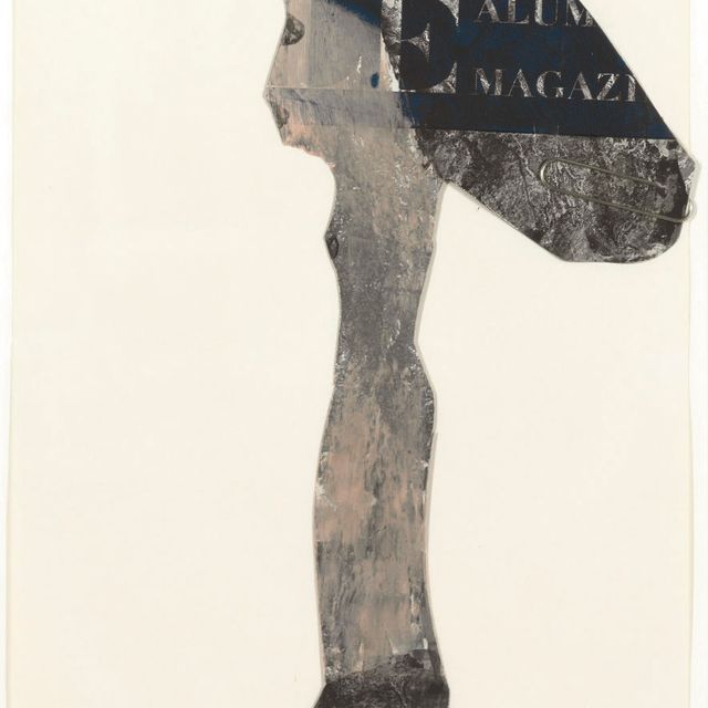 Claes Oldenburg — Профиль уличной цыпочки, вырезанный с обложки журнала
