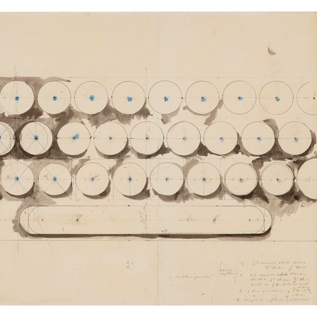 Claes Oldenburg — План расположения клавиш программной пишущей машинки