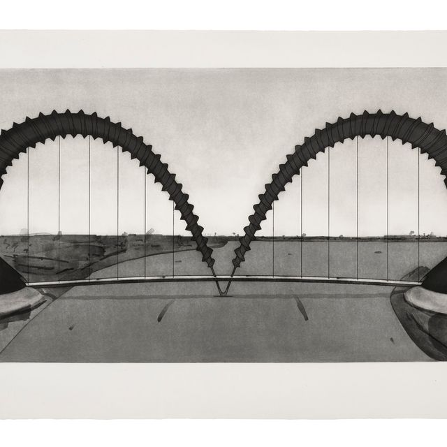 Claes Oldenburg — Винтовой мост (состояние II)