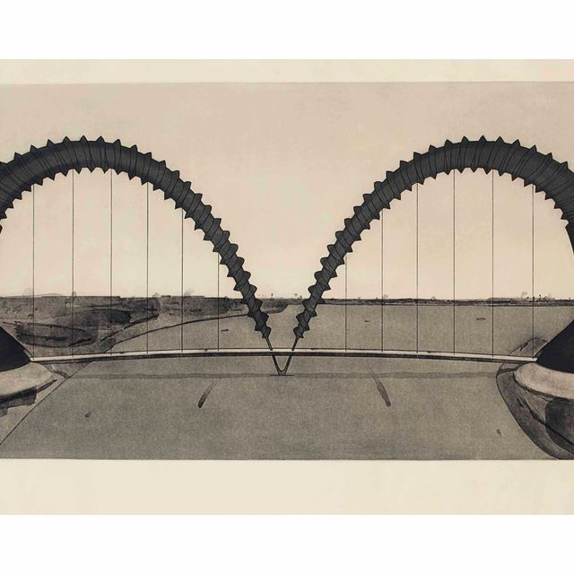 Claes Oldenburg — Винтовой мост (состояние II) (A. & P. 173)