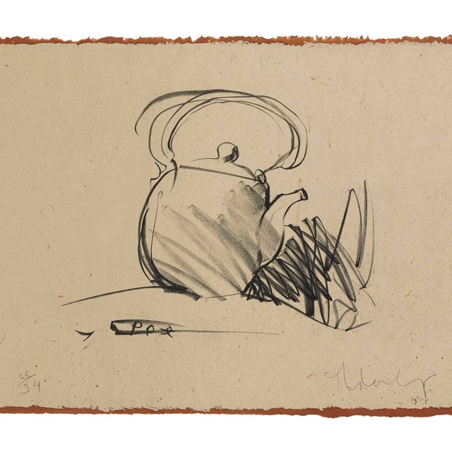 Claes Oldenburg — Чайник (Axsom and Platzker 129)