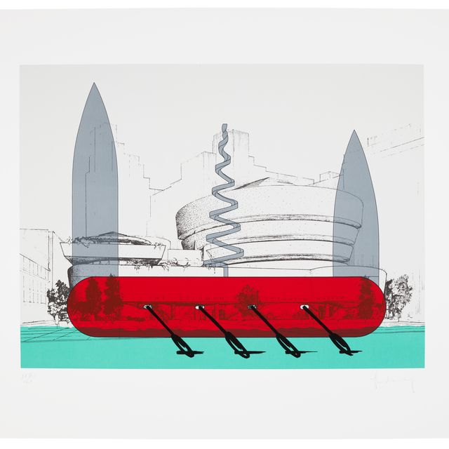 Claes Oldenburg — Две гравюры художника