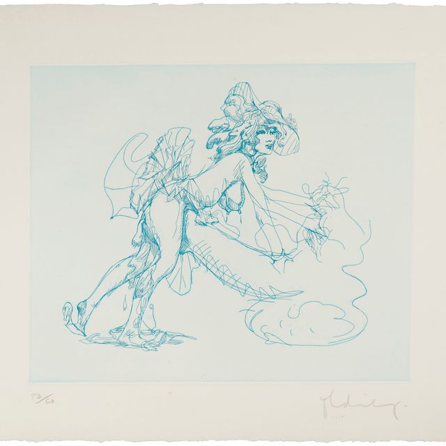 Claes Oldenburg — Фигура в юбке, с фаллосом, который я
