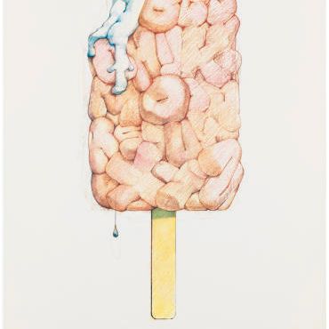 Claes Oldenburg — Алфавит в виде батончика хорошего настроения (Axsom & Platzker, 69)