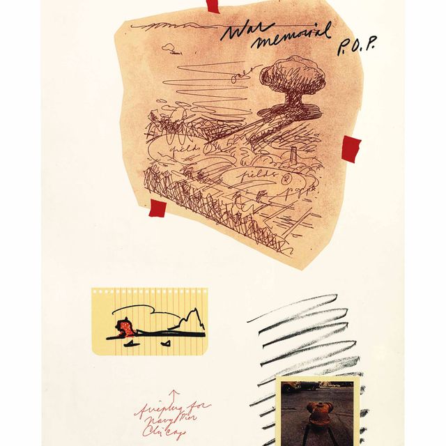 Claes Oldenburg — без названия (Пожарная пробка), из заметок