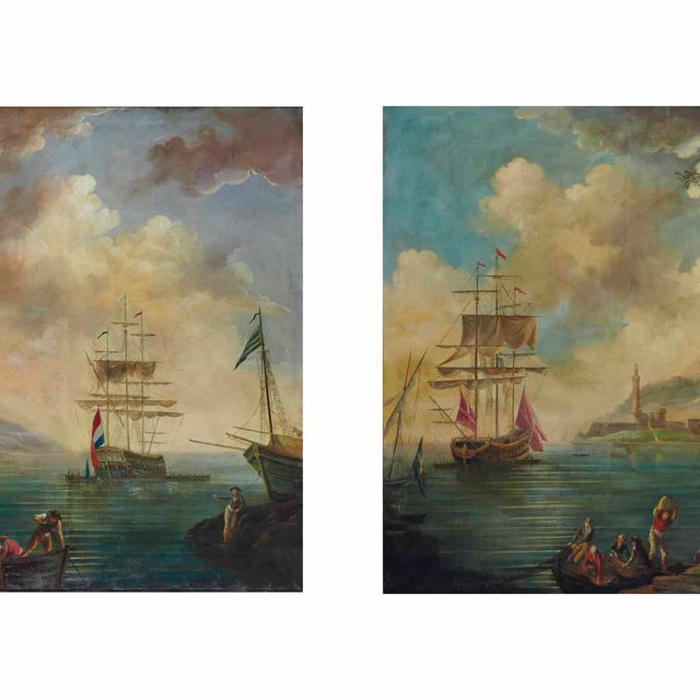 Claude Joseph Vernet — Любители поутру и до конца апреля-миди