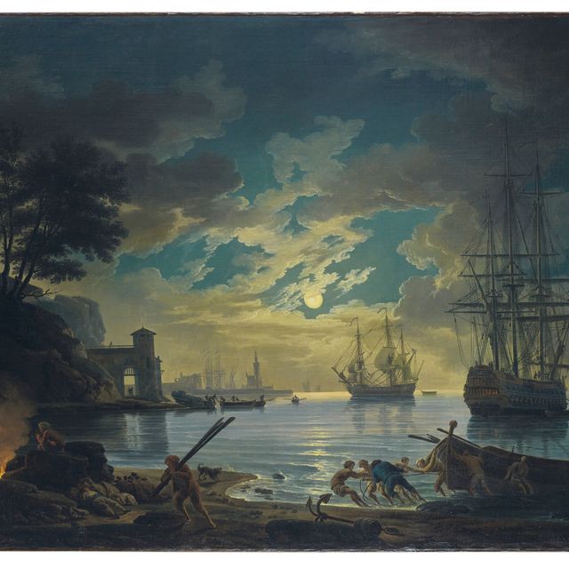 Claude Joseph Vernet — Морской пехотинец в лунном свете