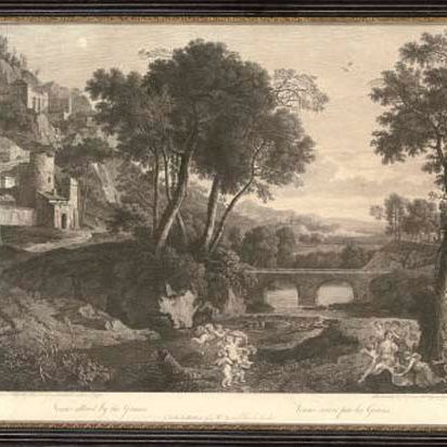 Claude Lorrain — Юпитер и Европа, а также Венера, облаченная в "Грации" Ф. Вивареса