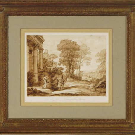 Claude Lorrain — Коллекция гравюр, выполненных по оригинальным эскизам Клода ле Лоррена; в коллекции... герцога Девонширского: Семь пластин